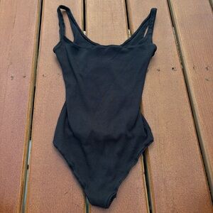 SKIMS Black Bodysuit